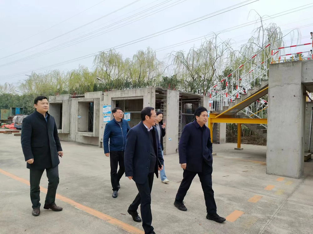 江苏省建筑产业现代化促进会一行来我院调研